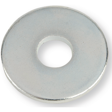 Rondelle plate tôlier épaisse DIN440R diamètre 6 zingué blanc
